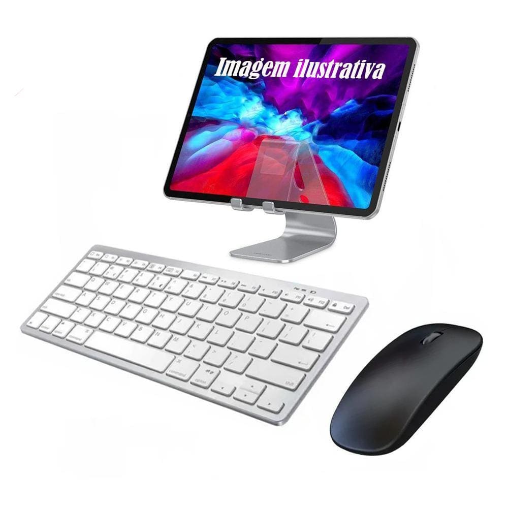 Suporte Para Tablet Galaxy Tab A8 X200 X205 + Teclado+ Mouse