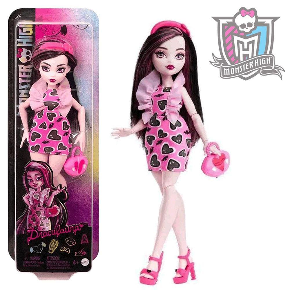 Boneca Monster High Draculaura Fashionista com Acessório