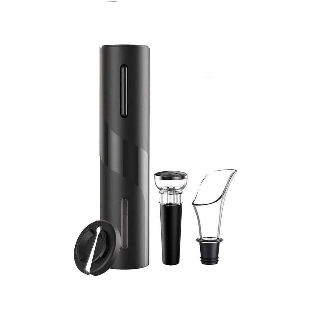 Kit Abridor De Vinho Elétrico Saca Rolhas