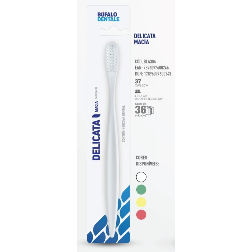 Escova Dental Delicata Macia Bufalo