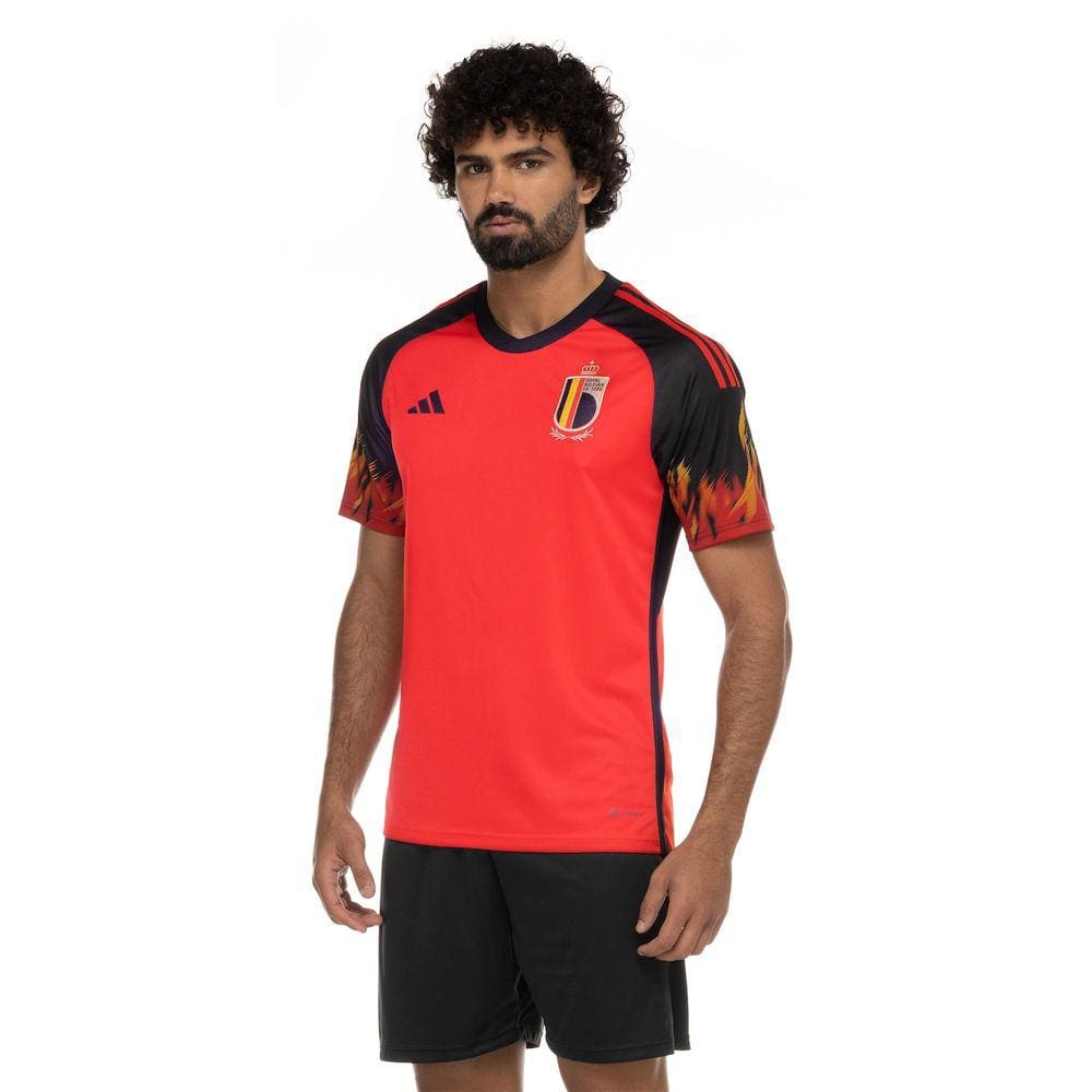 Camisa Seleção da Bégica I 22 23 adidas - Masculina