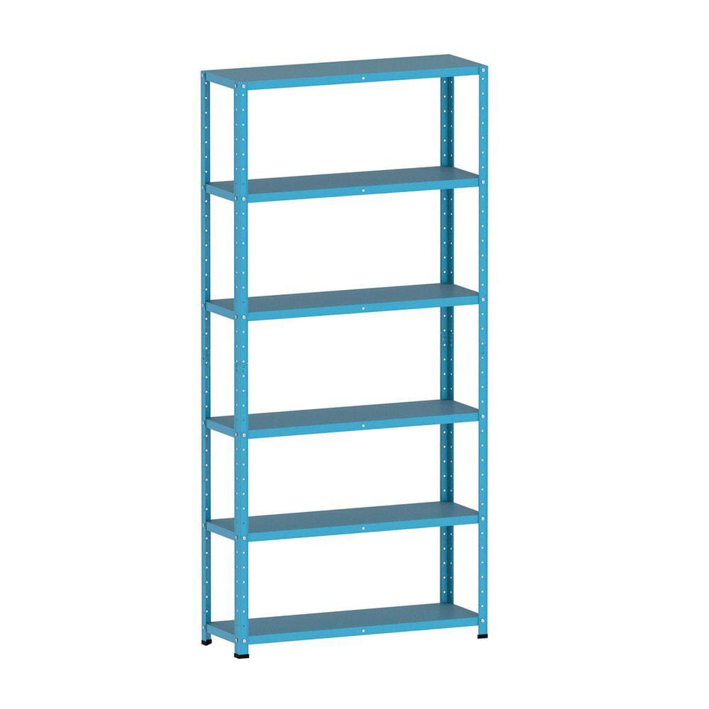 Estante De Aço 195X92x30 6 Prat. C/ Reforço Pandin - Azul Dalí