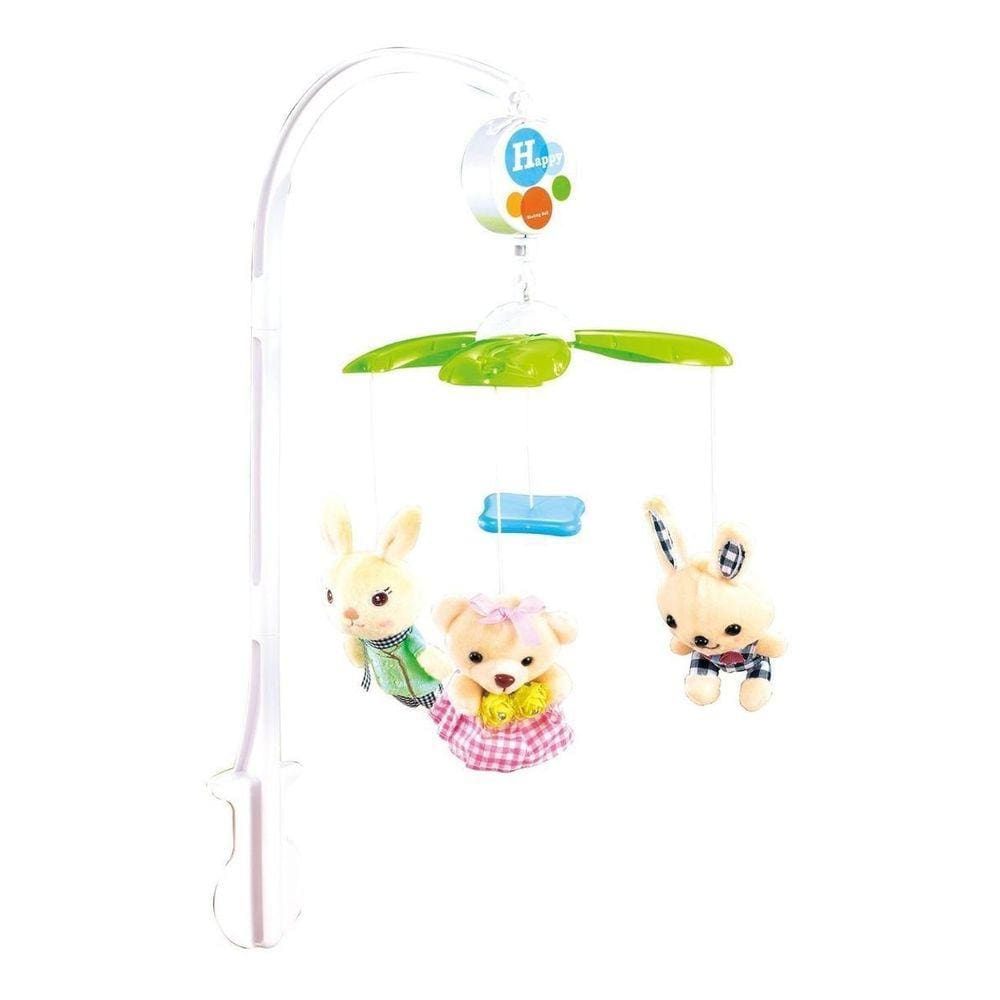 Móbile Musical Eletrônico Giratório Ursinhos Baby Style Bebê