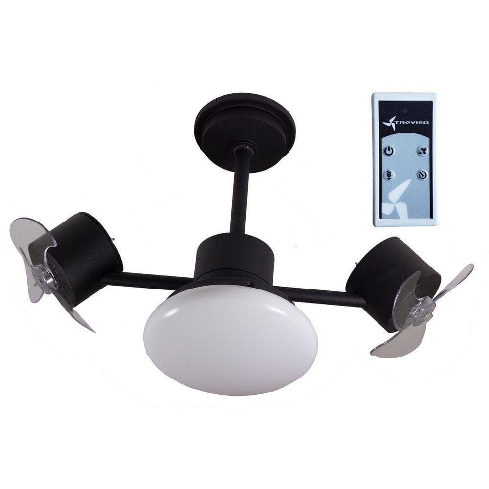 Ventilador De Teto Treviso Infinit Plus Preto controle