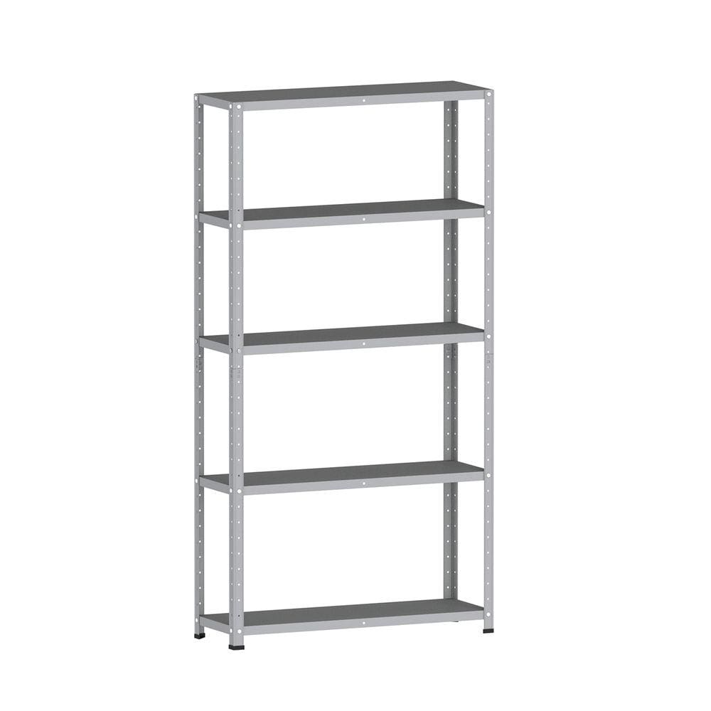 Estante De Aço 175X92x30 5 Prat. C/ Reforço Pandin - Cinza