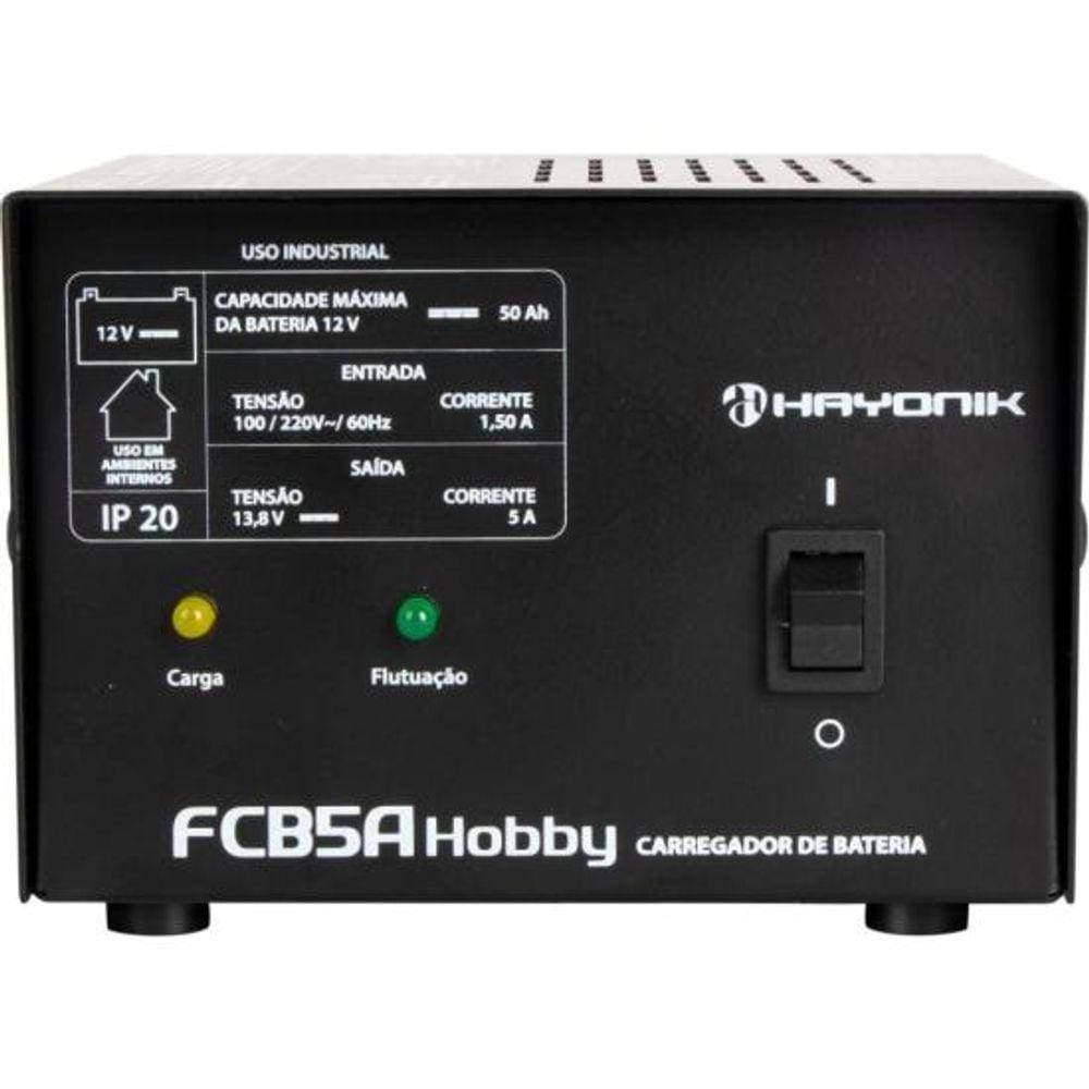 Carregador Inteligente de Baterias FCB5A Hobby HAYONIK