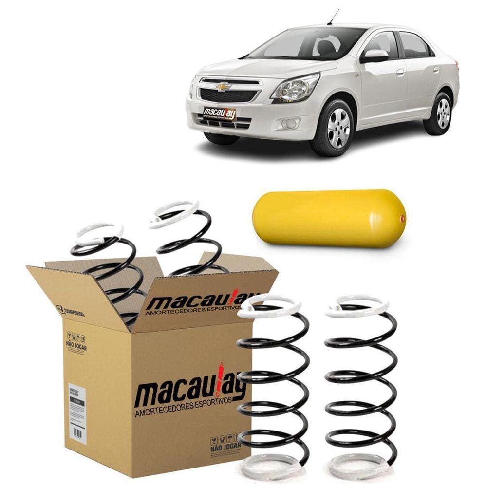 Par De Molas Gnv Traseira Gm Cobalt 2011 Ate 2021