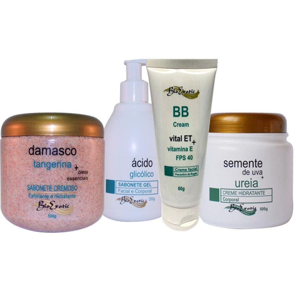 Kit Home Care Corporal Clareamento Das Estrias Bioexotic