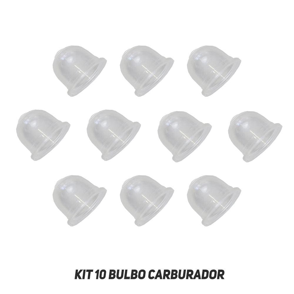 Kit 10 Bulbo Injetor Combustível Carburador Roçadeira 18mm X 20mm