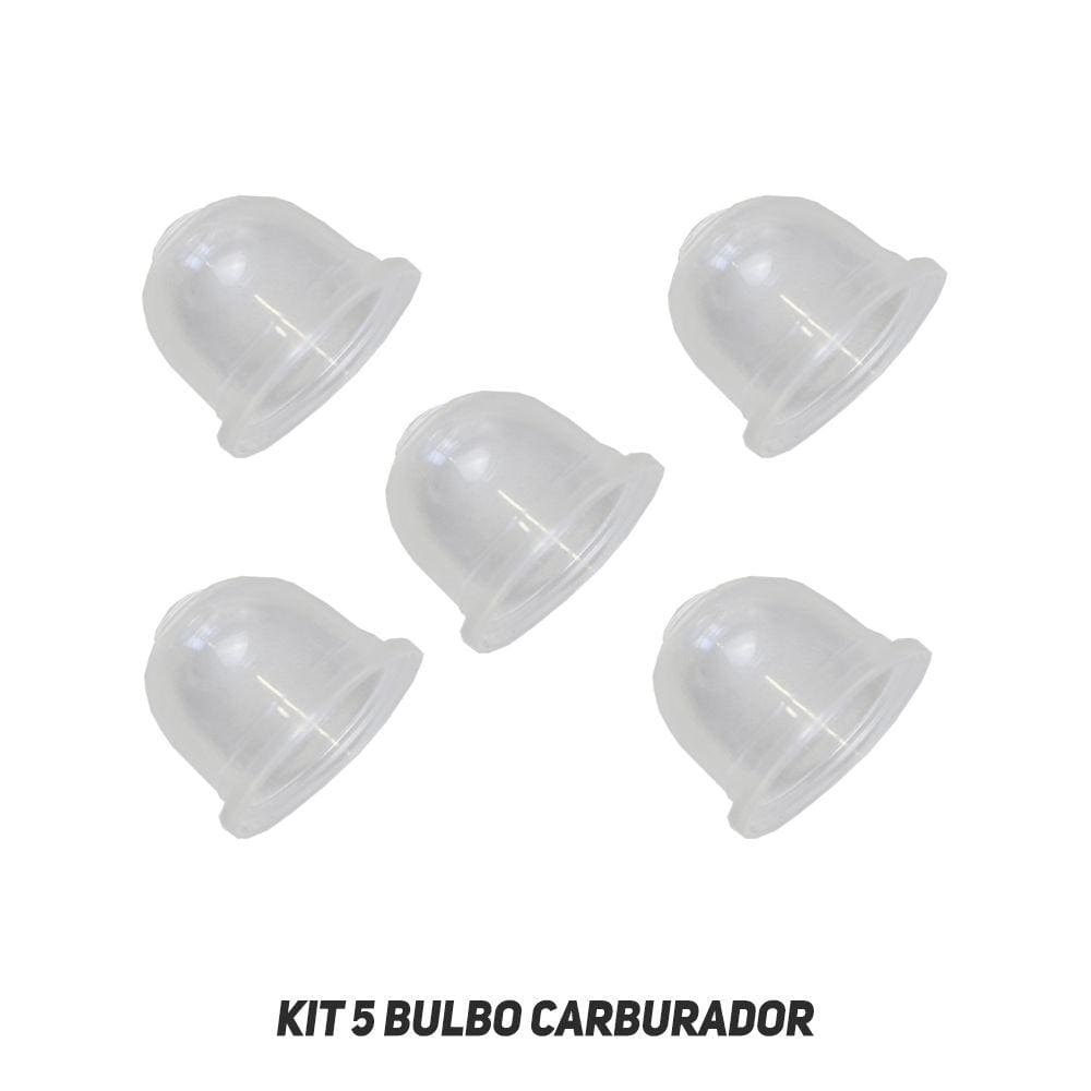 Kit 5 Bulbo Injetor Combustível Carburador Roçadeira 18mm X 20mm