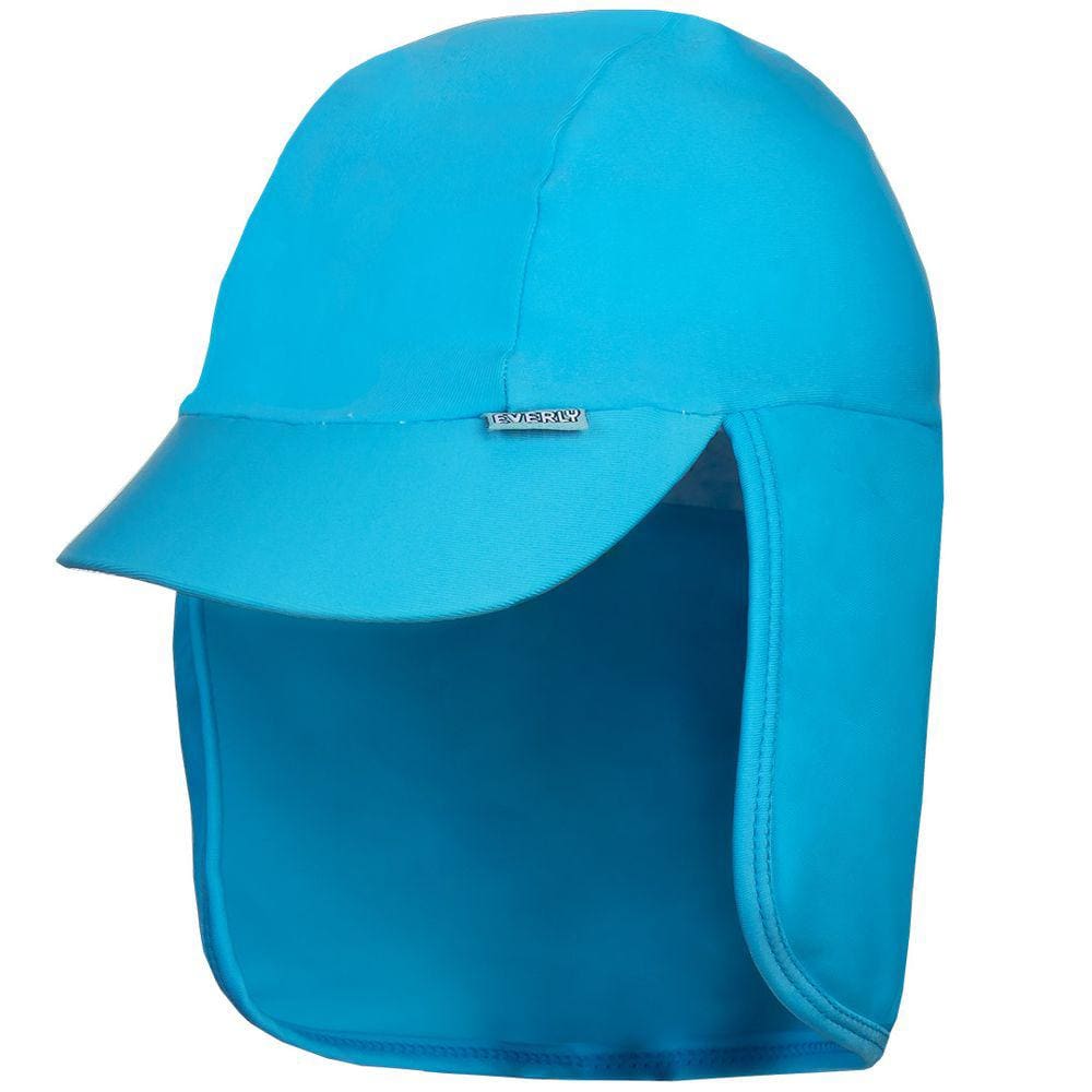 Boné Praia Bebê Proteção UV Azul Everly