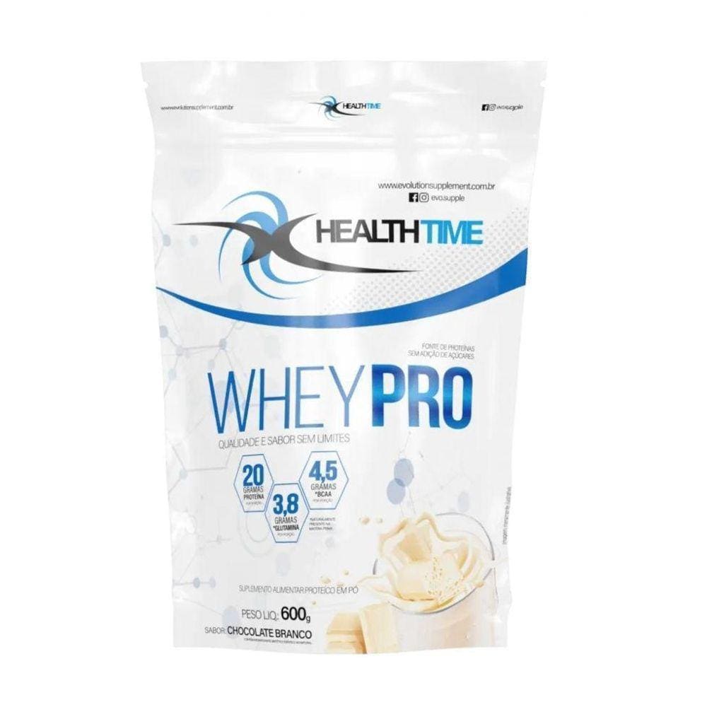 Whey Pro Refil 1,8Kg - Health Time Nutrition-Choc Branco