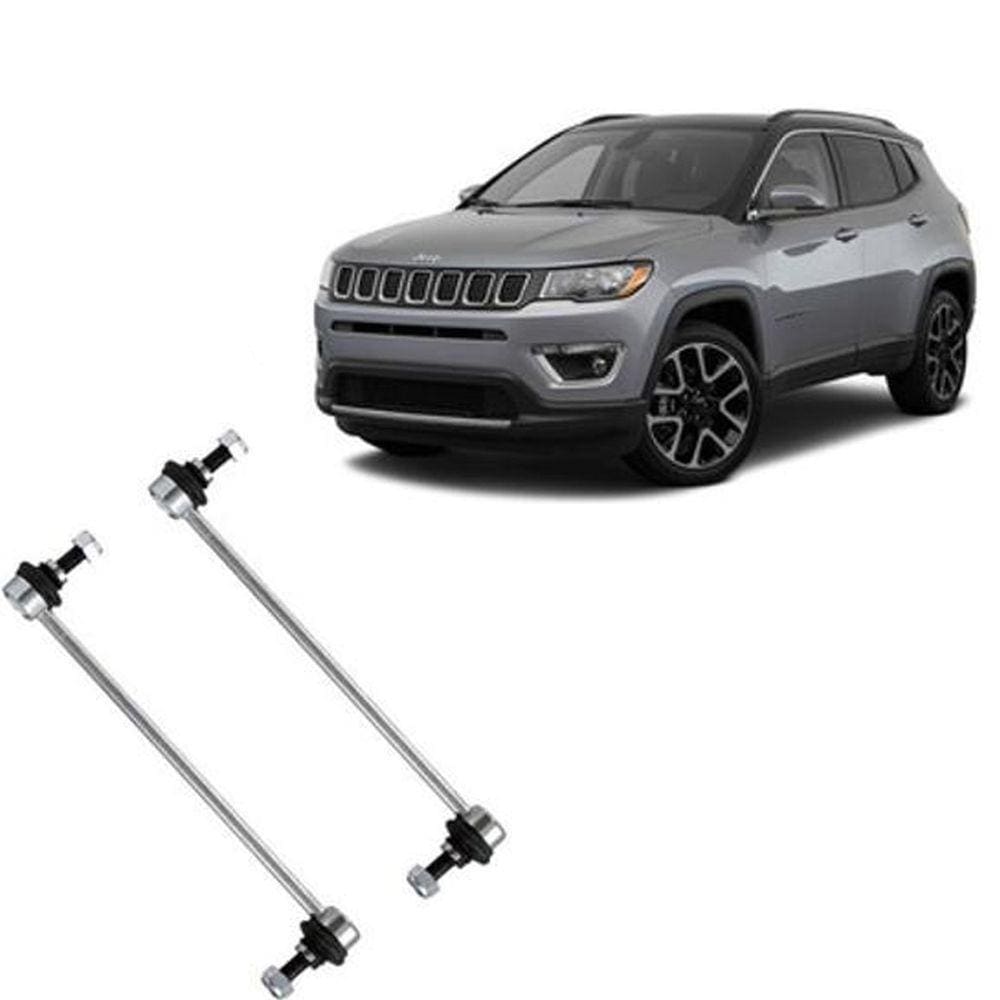 Kit 2 Bieletas Tirante Dianteiras Jeep Compass 2016 Até 2020