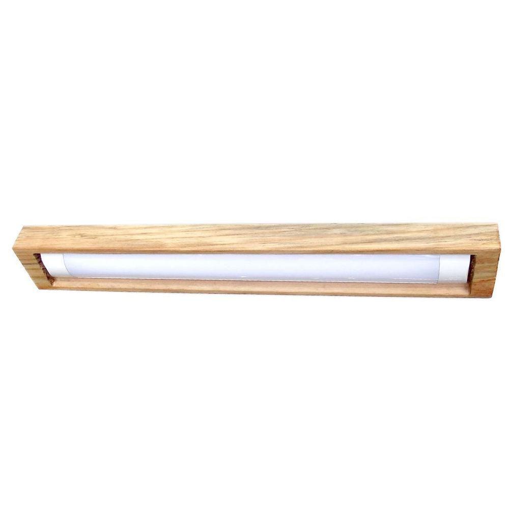 Luminária Lustre Pendente Rústico Madeira Led Lustre 20W