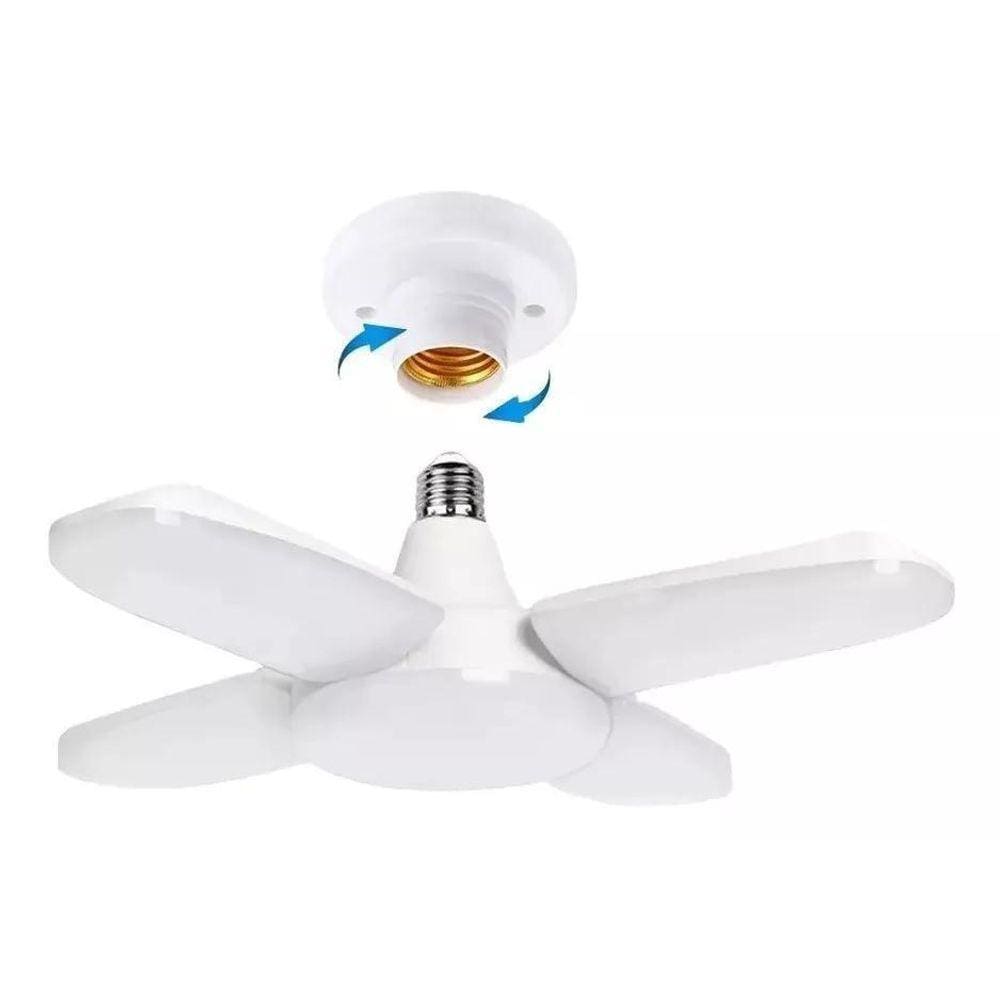 Lâmpada Led Dobrável Ajustável Bivolt Design Pétala 6500K