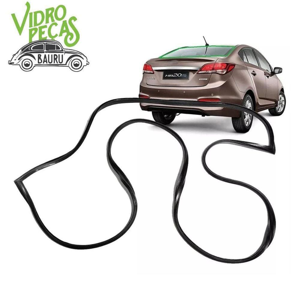 Borracha Vidro Traseiro Vigia Hb20 Sedan Ate 2019