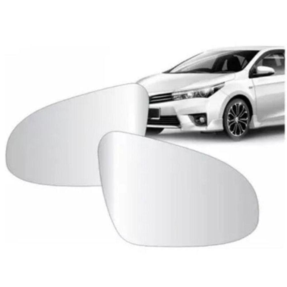 Par Lente Vidro Espelho Retrovisor Corolla 2015 16 17 A 2019