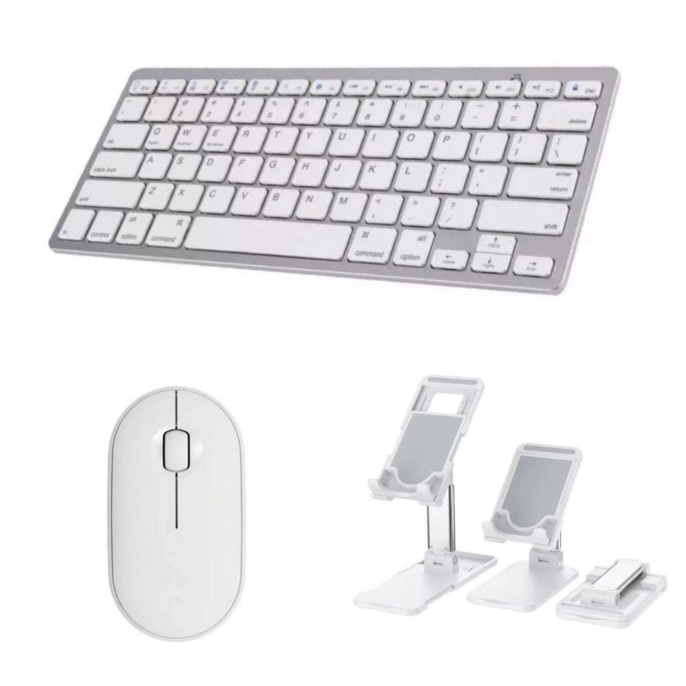 Teclado E Mouse Bluetooth + Suporte Lenovo Tab P11 Plus 64Gb