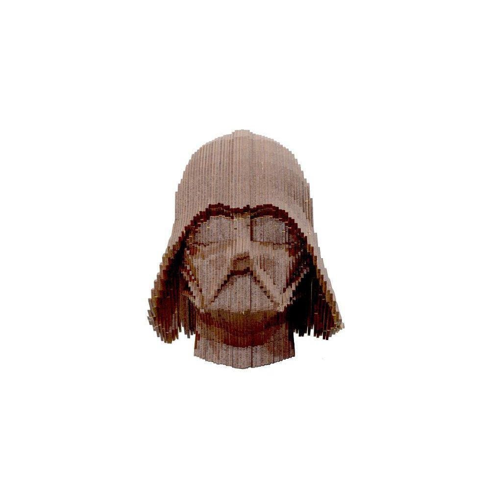 Quebra Cabeça 3D Darth Vader Busto Mdf 3Mm Natural - Darama