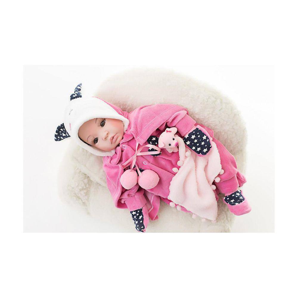 Bebê Reborn Hora Do Banho Loira 100% Silicone Rosa Chiclete