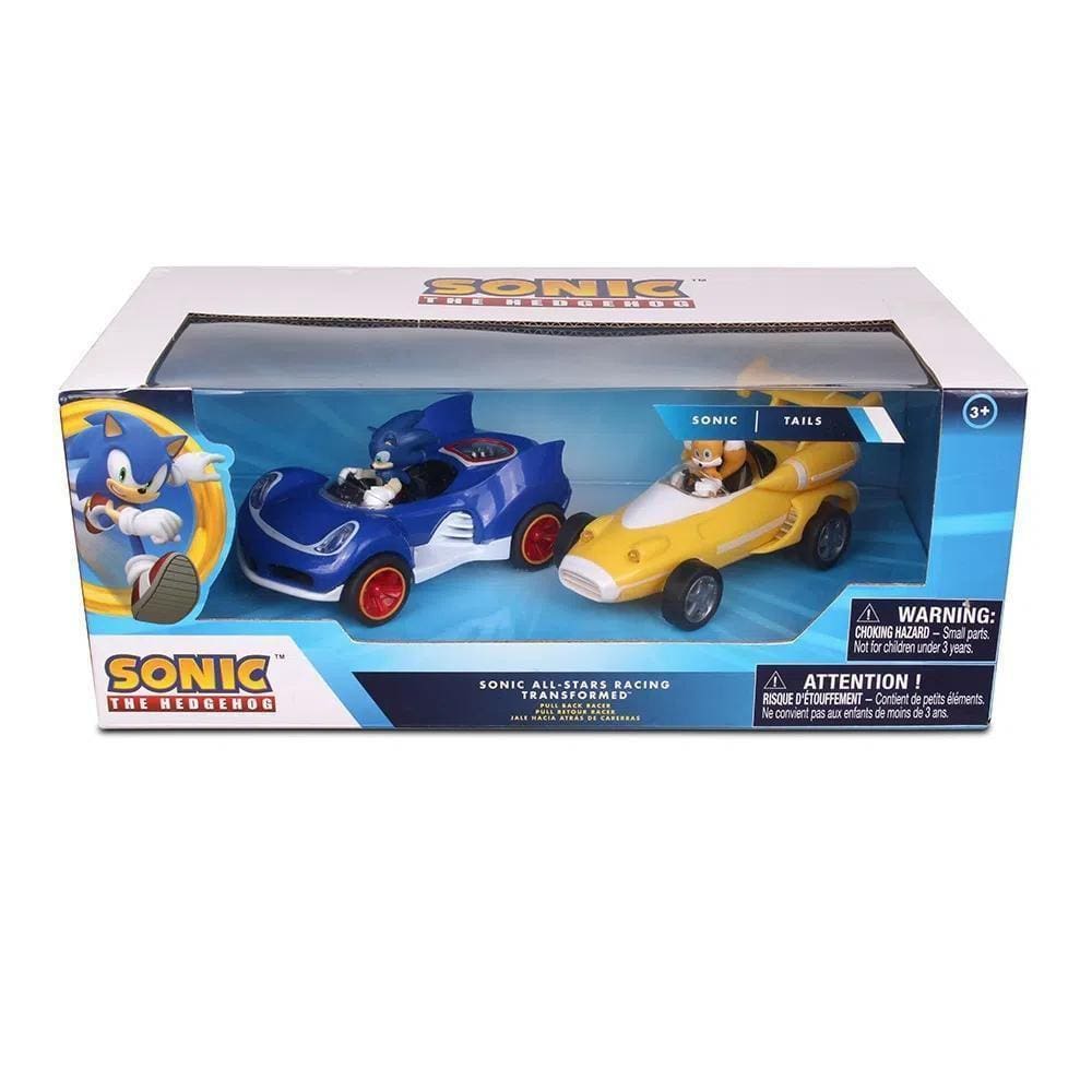Sonic Transformed Allstars Racing Pull Back C; 2 Sonic Tails