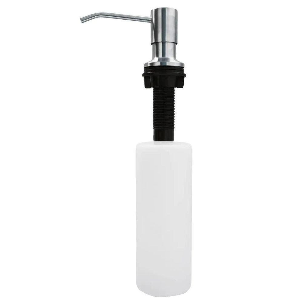 Dispenser Dosador De Detergente Inox Escovado 350 Ml - Inox