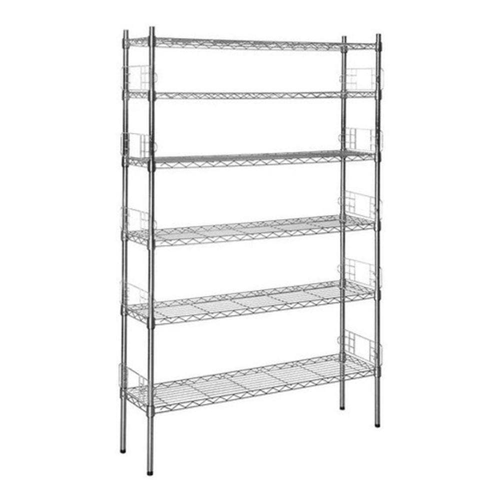 Estante Organziadora Multiuso Metal Cromada - Prateado
