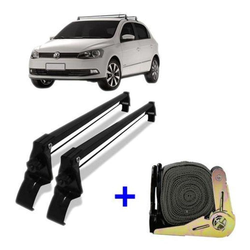 Rack Teto Gol E Voyage G5 E G6 4 Portas + 1 Cinta Carga