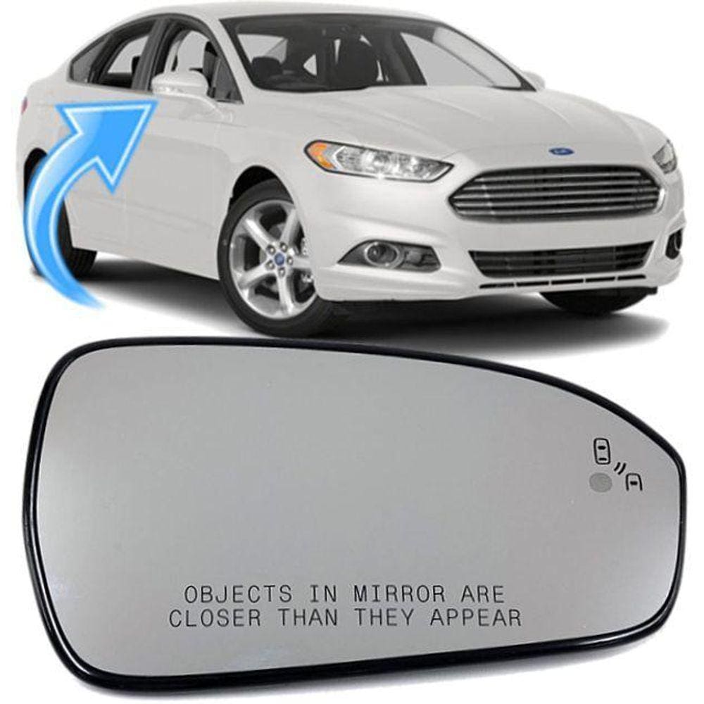 Lente Espelho Retrovisor Fusion Titanium 2013 À 2016 Direito