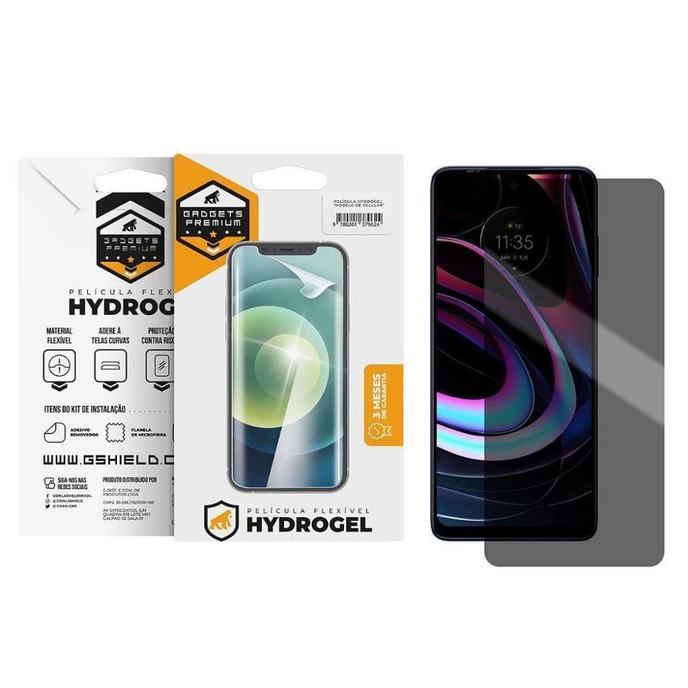 Película Motorola Moto Edge-Privacidade Hydrogel- Gshield