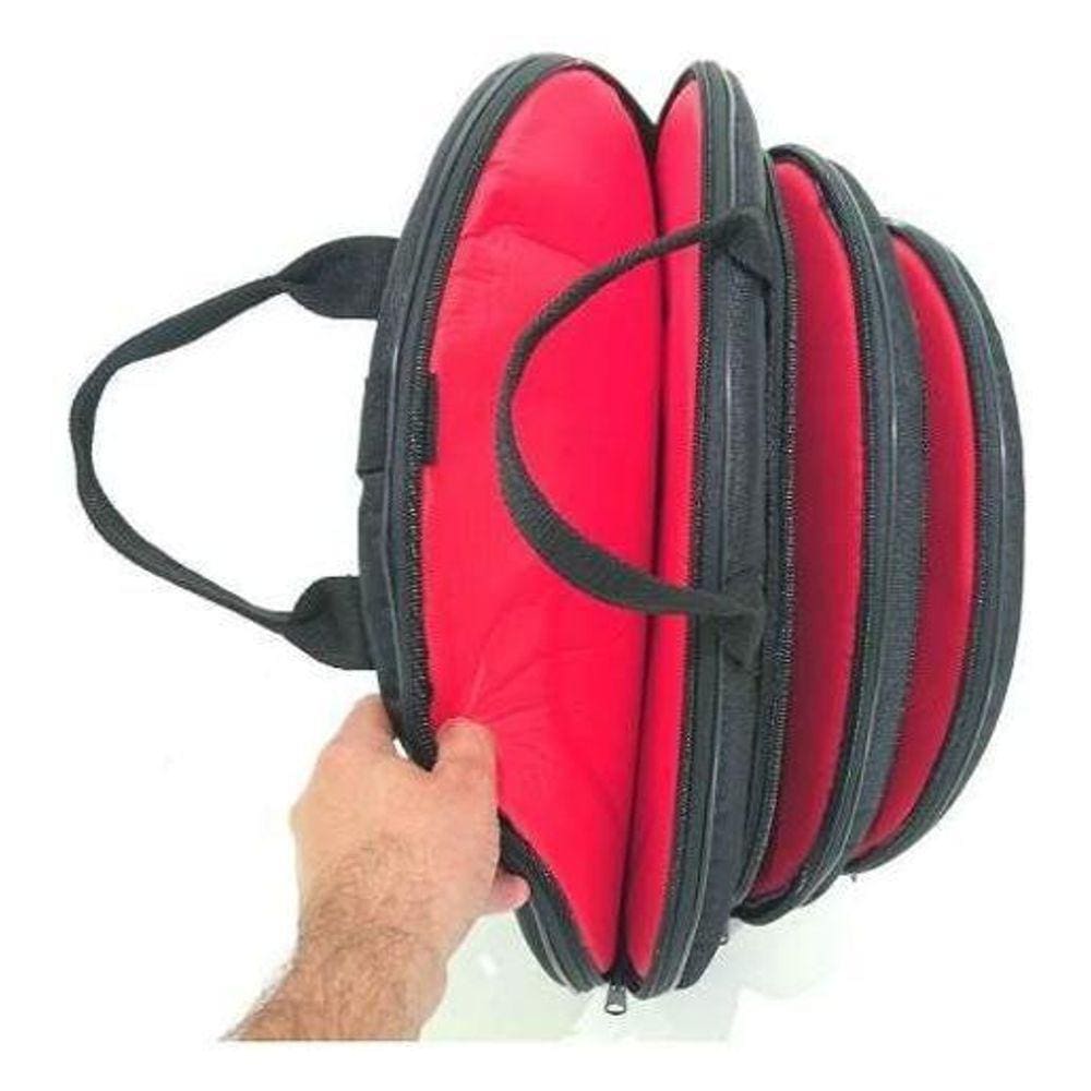 Capa Conjunto De Pratos Até 22 Polegadas Master Luxo Carbon