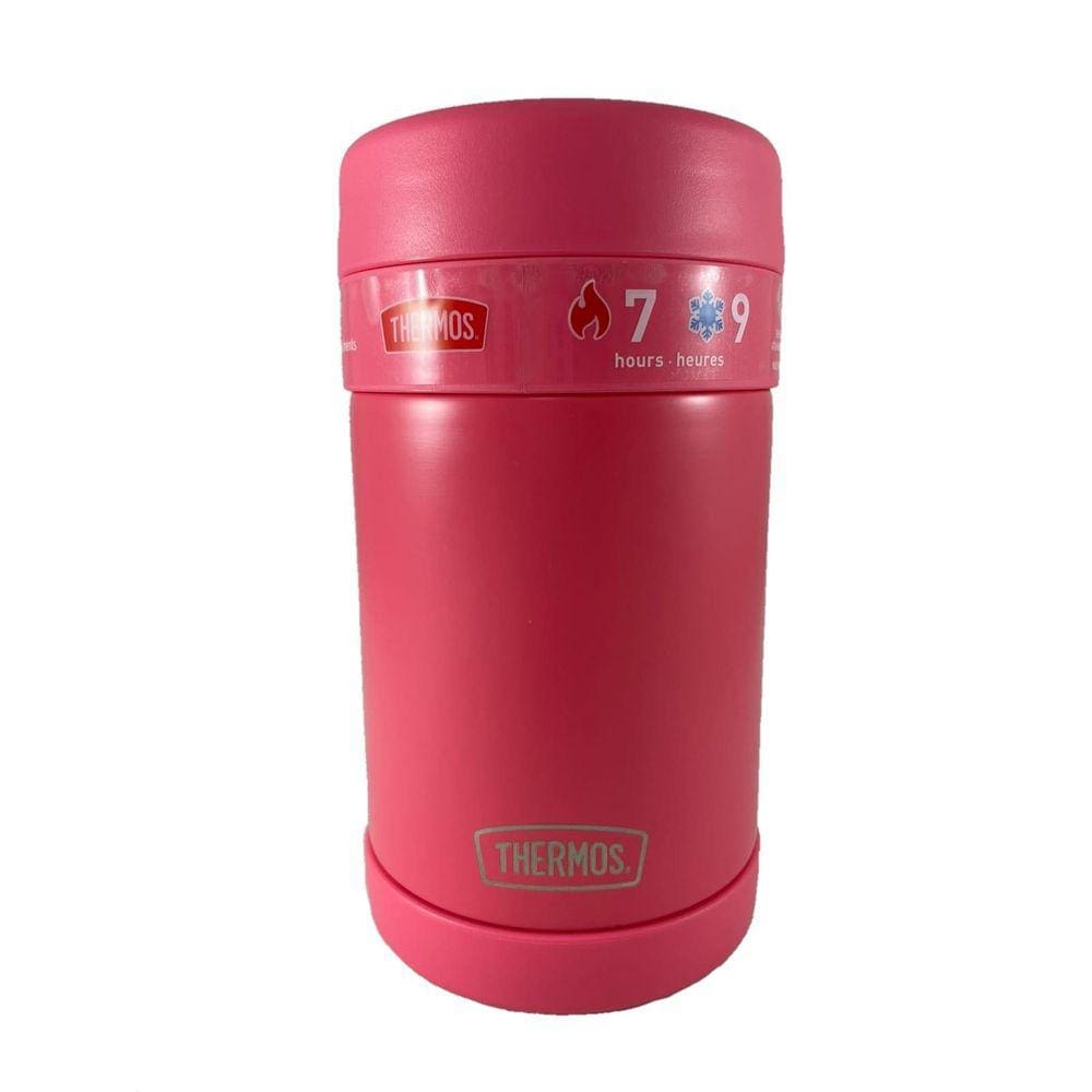 Pote Térmico Marmita Thermos Comida Andes Coral Colher 470Ml