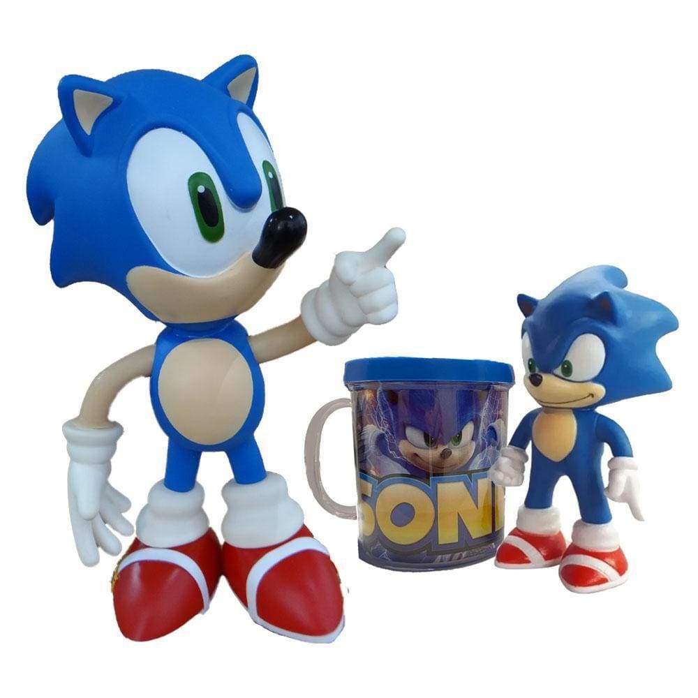 Kit Boneco Do Sonic