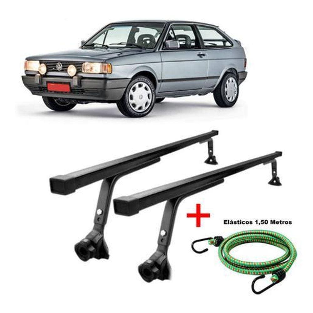 Rack Teto Vhip Universal Carros Com Calha 1 Elastico Corda