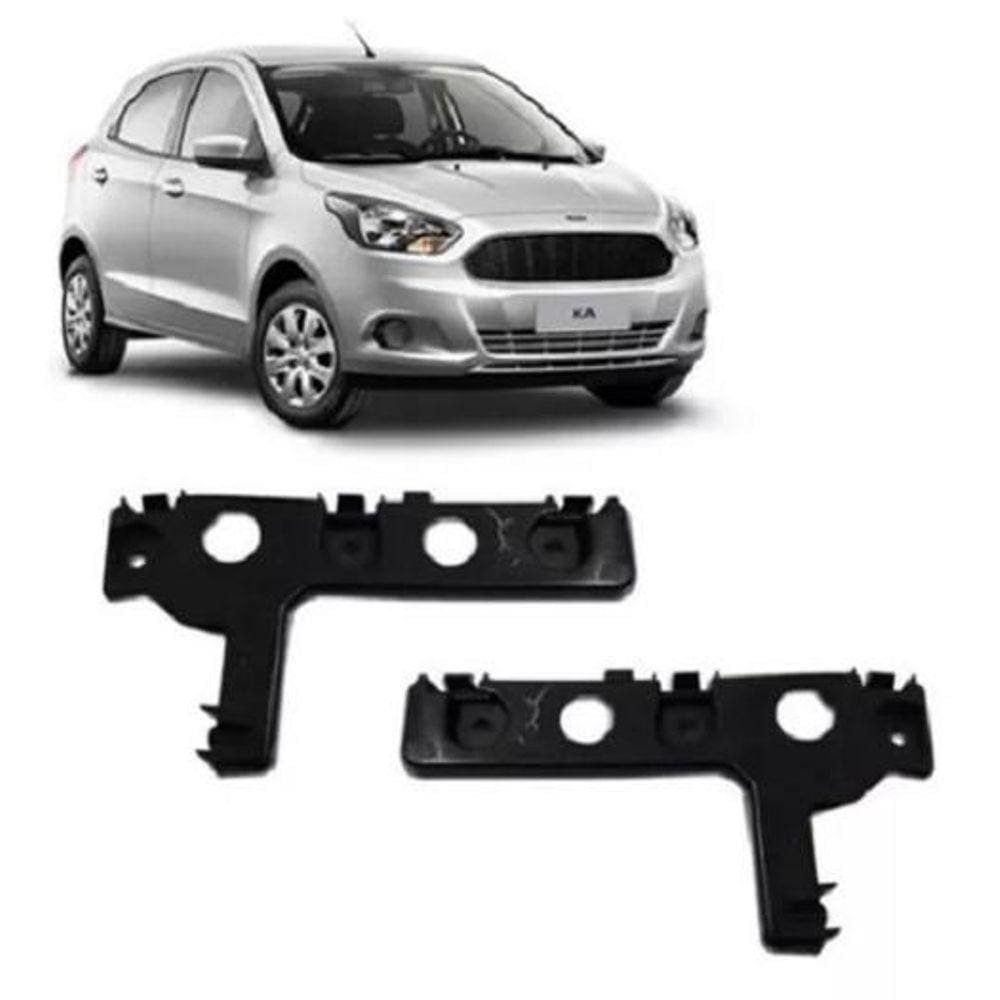 Par Guia Suporte Parachoque Ford Ka 2015 16 17 18 19 20 2021