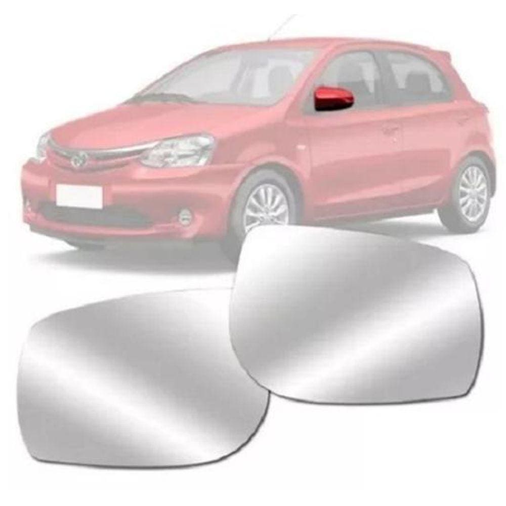 Lente Espelho Retrovisor Etios Kit