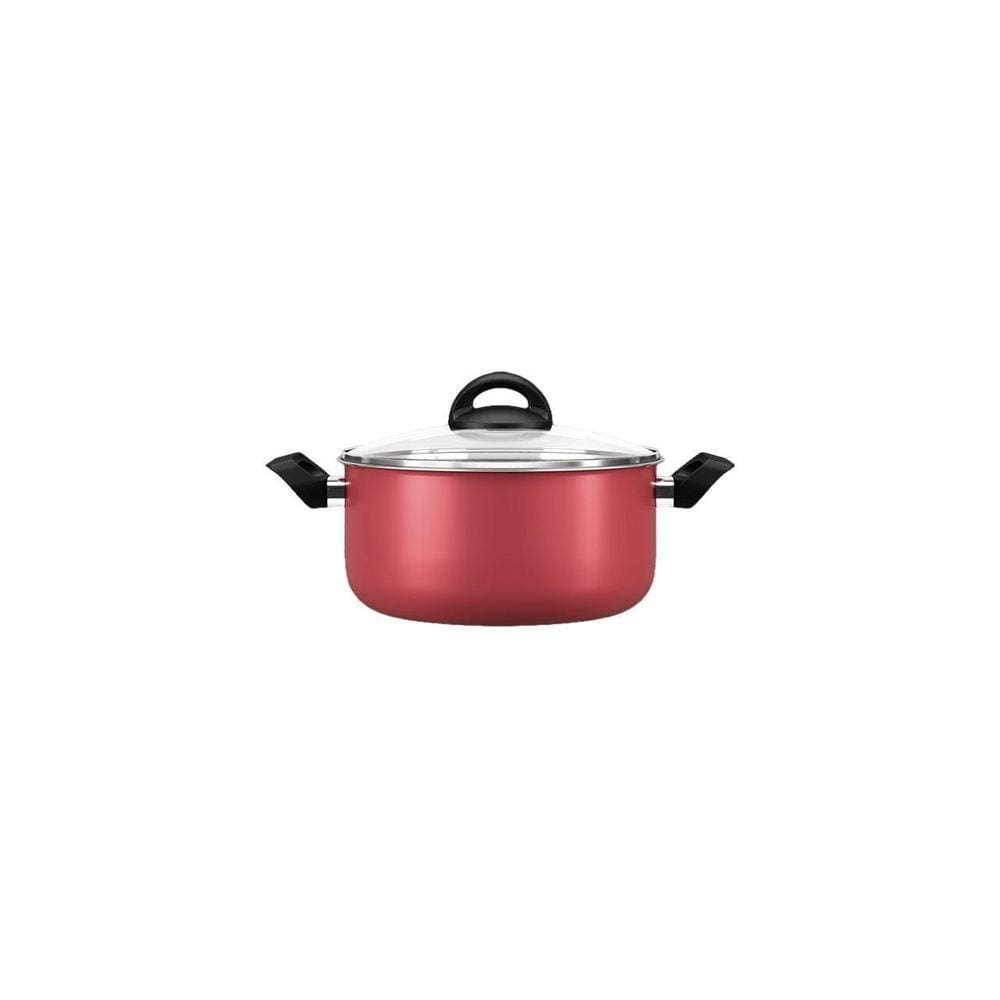 Caçarola Com Tampa Chilli 3,5L 22Cm Cereja - Brinox