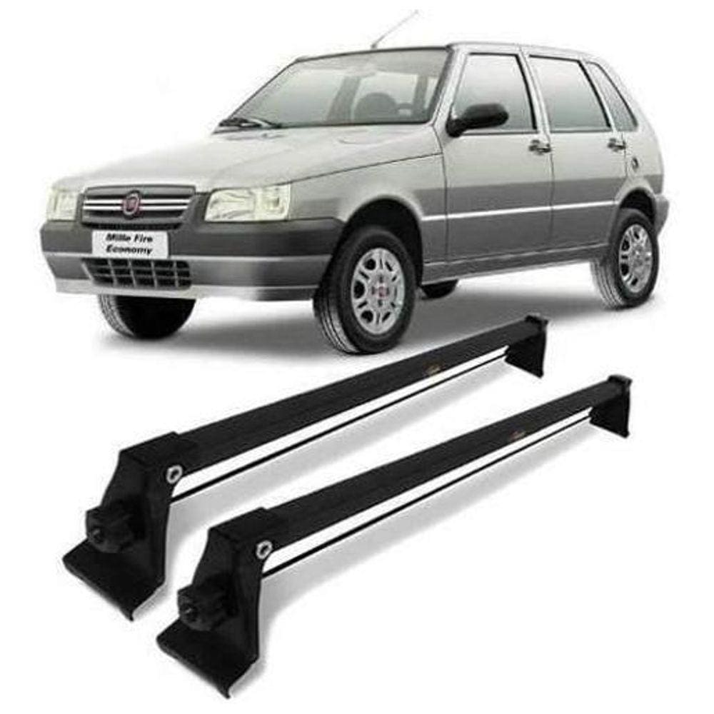 Bagageiro Rack Teto Vhip Fiat Uno Mille 4 Pts 1993 Até 2013