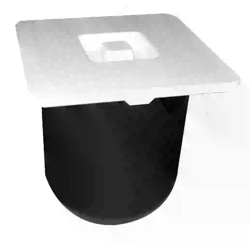 Lixeira De Embutir Quadrada 8L - Branco