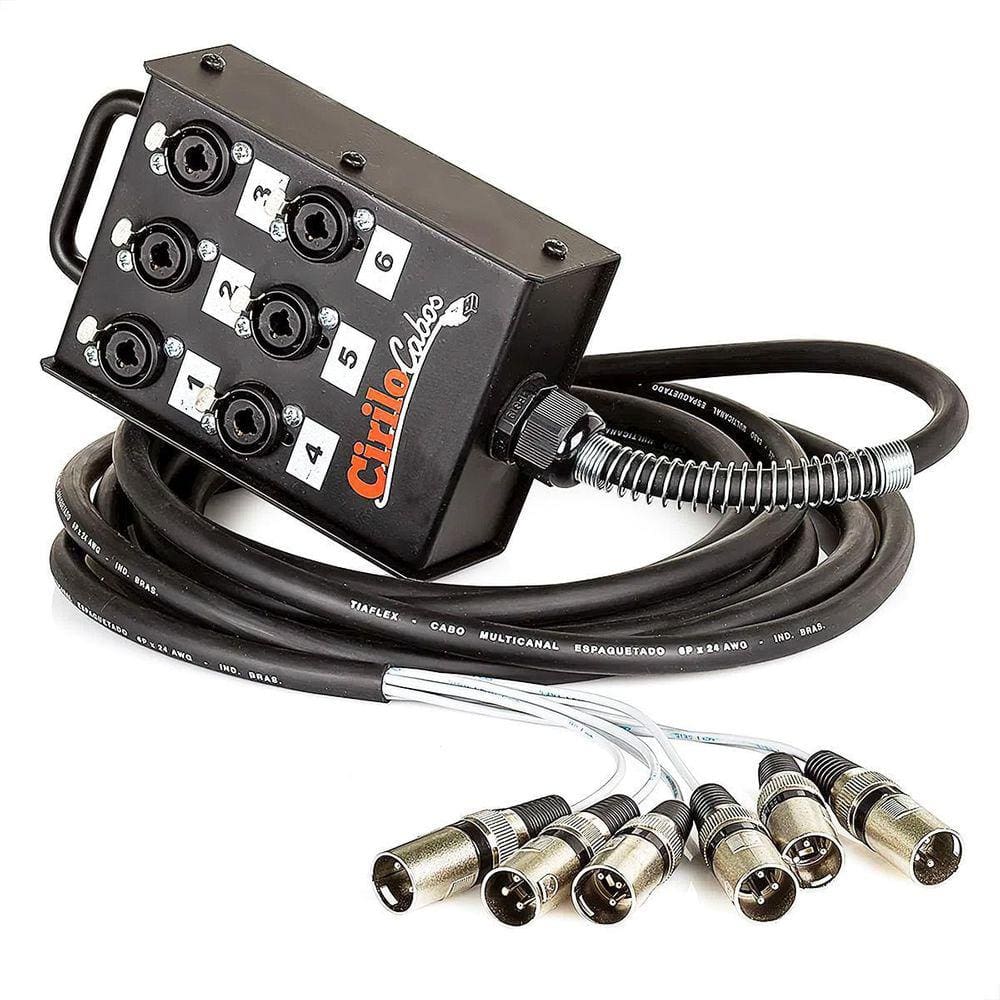 Medusa 6 Vias Com Conectores Combo - 60 Metros