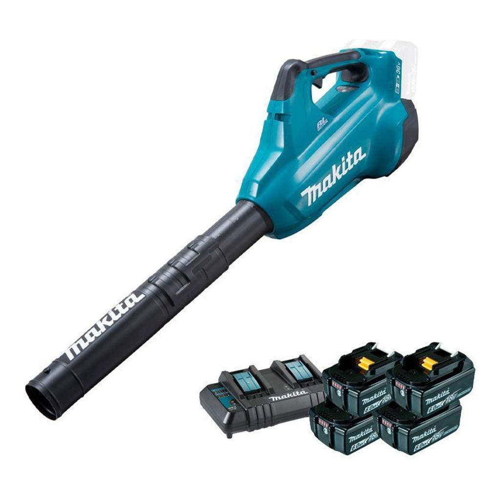 Soprador Folhas A Bateria 36V Makita Dub362Z + 4 Baterias