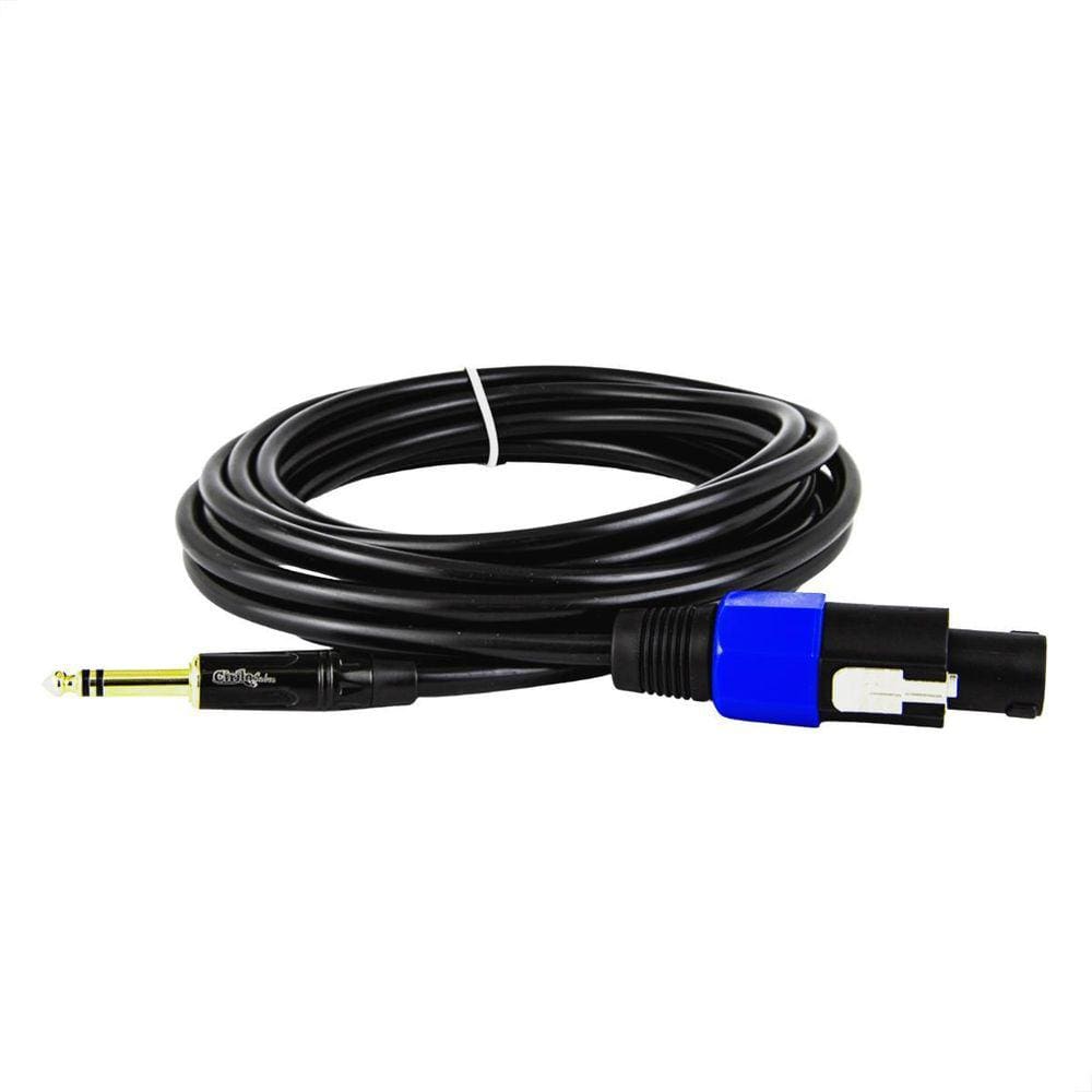 Cabo P10 Mono Para Speakon - 8 Metros