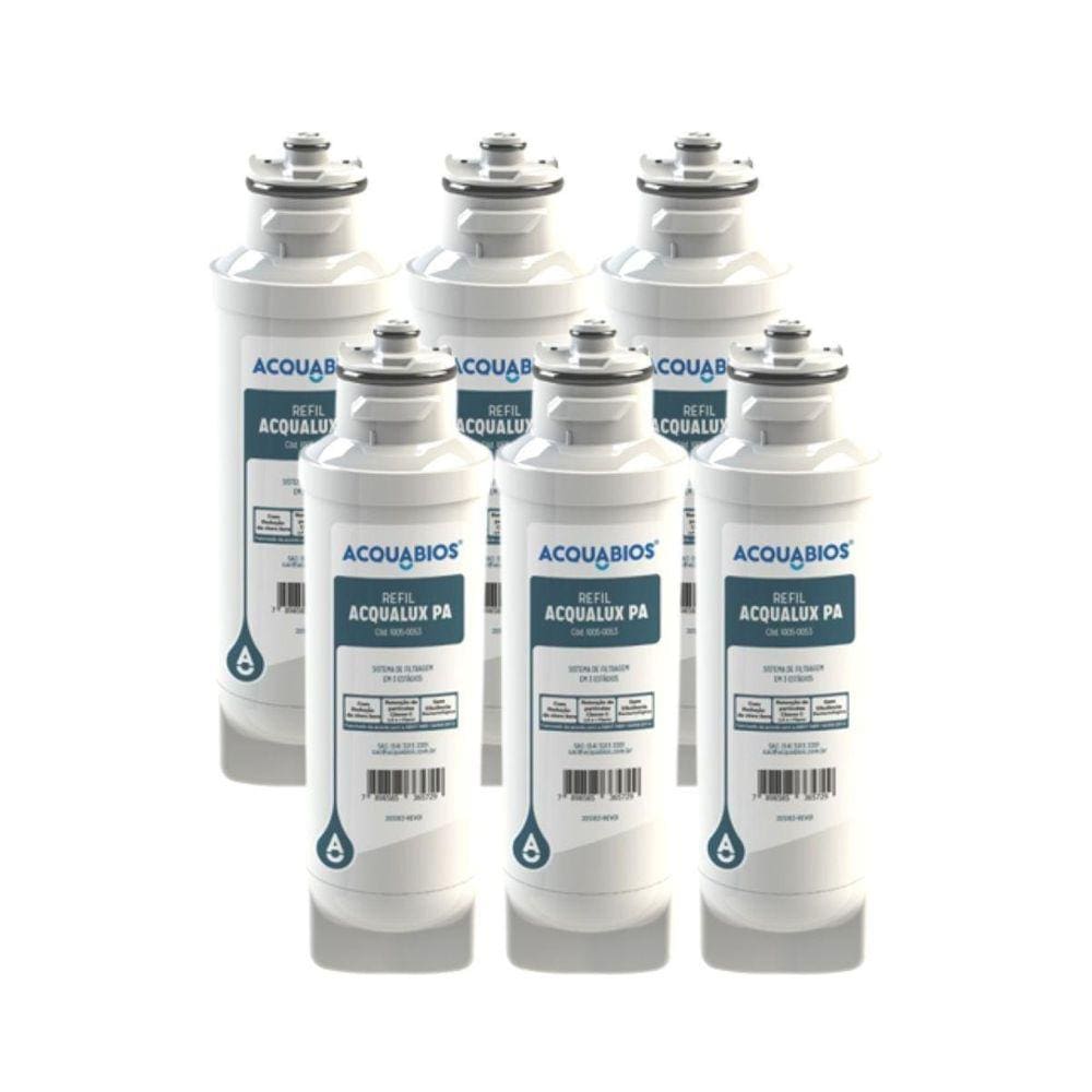 Kit 6 Refil Filtro Purificador Electrolux Pa10N, Pa20G,