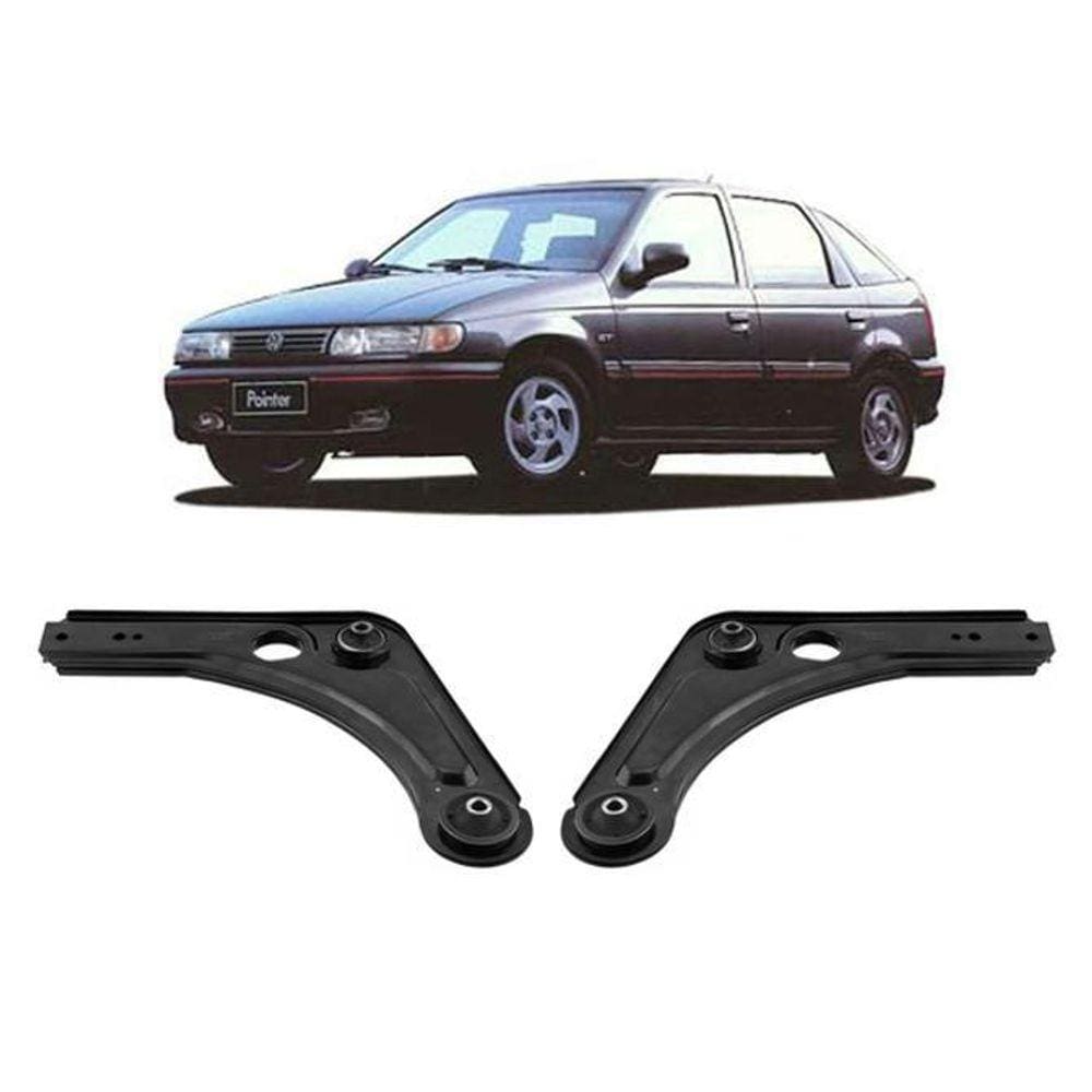 Par 2 Bandeja Leque Dianteira Volkswagen Pointer 1996