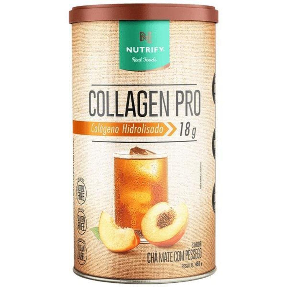 Colageno Collagen Pro Sem Sabor Neutro 450G Nutrify