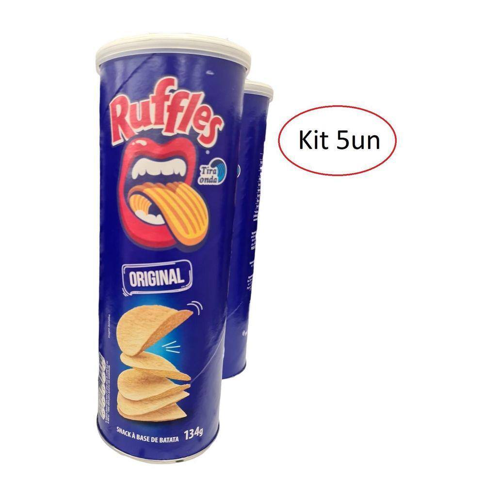 Salgadinho Onda Requeijão Elma Chips Cheetos Pacote 140g kit 2