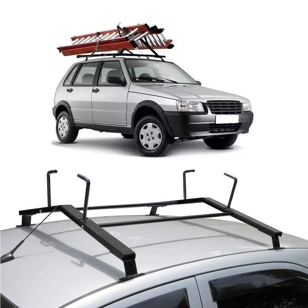 Rack Teto Suporte Escadas Hb20 2012 A 2019 Hatch E Sedan