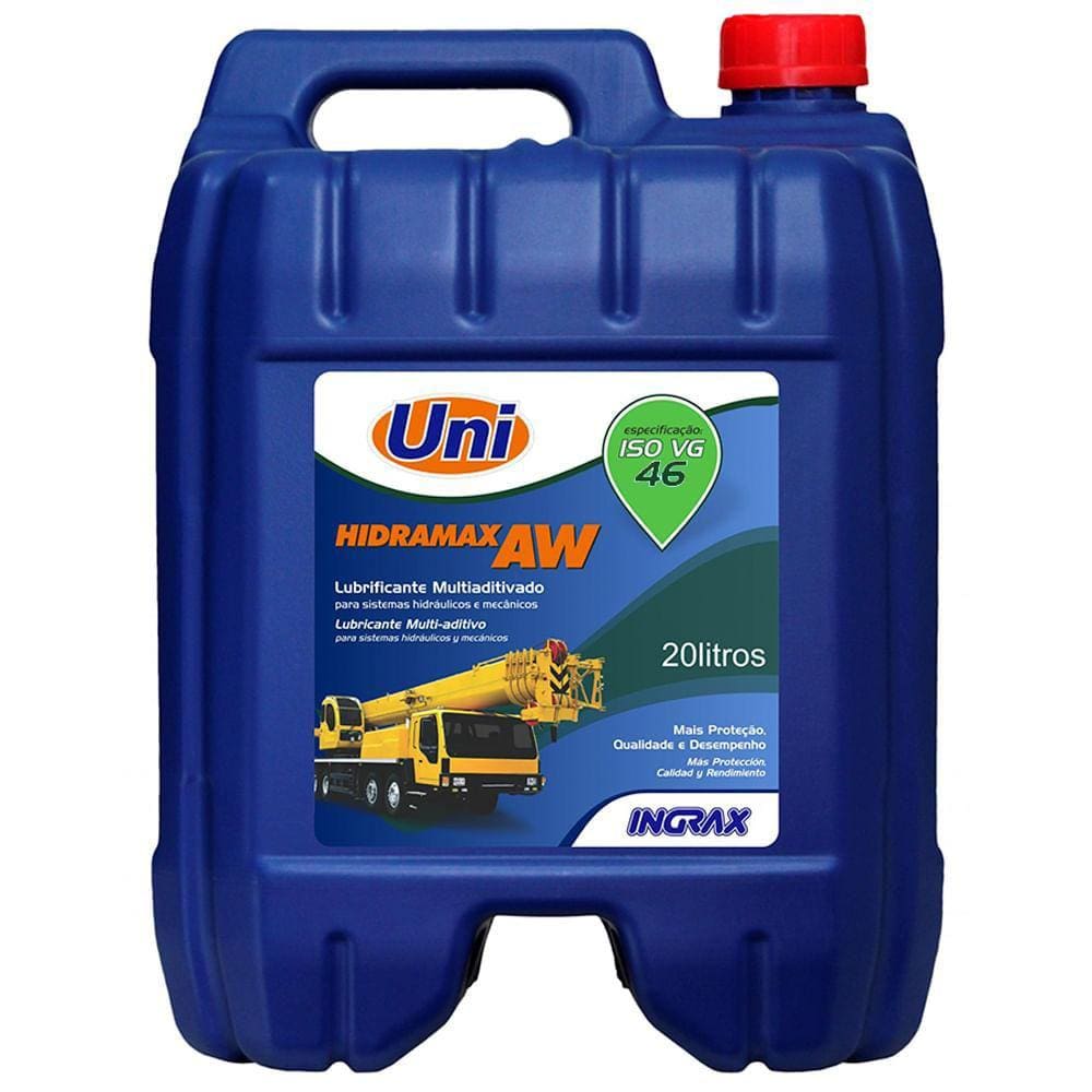 Óleo Mineral Multiaditivado Hidramax Aw 46 20 Litros Ingrax