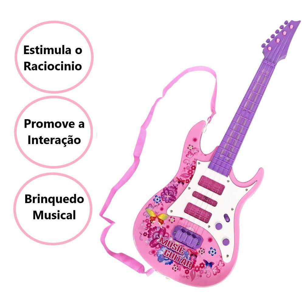 Piano Musical Infantil Fazendinha Rosa Art Brink