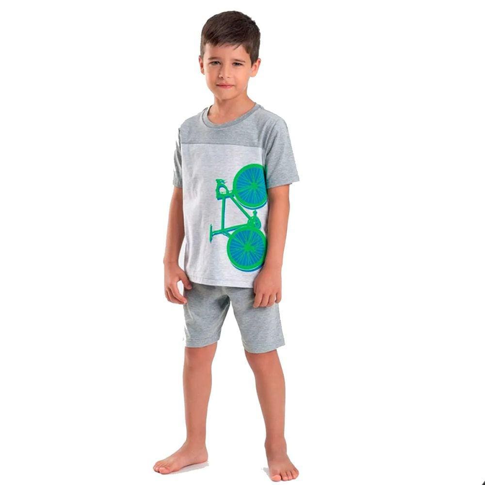 Pijama Manga Curta Estampado Dedeka Ref:21144 4/8
